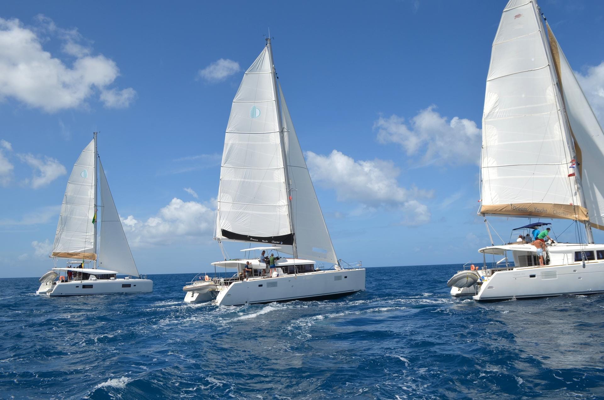 Catamaran charter regatta