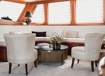 Gulet Dolce Vita Indoor Lounge Area