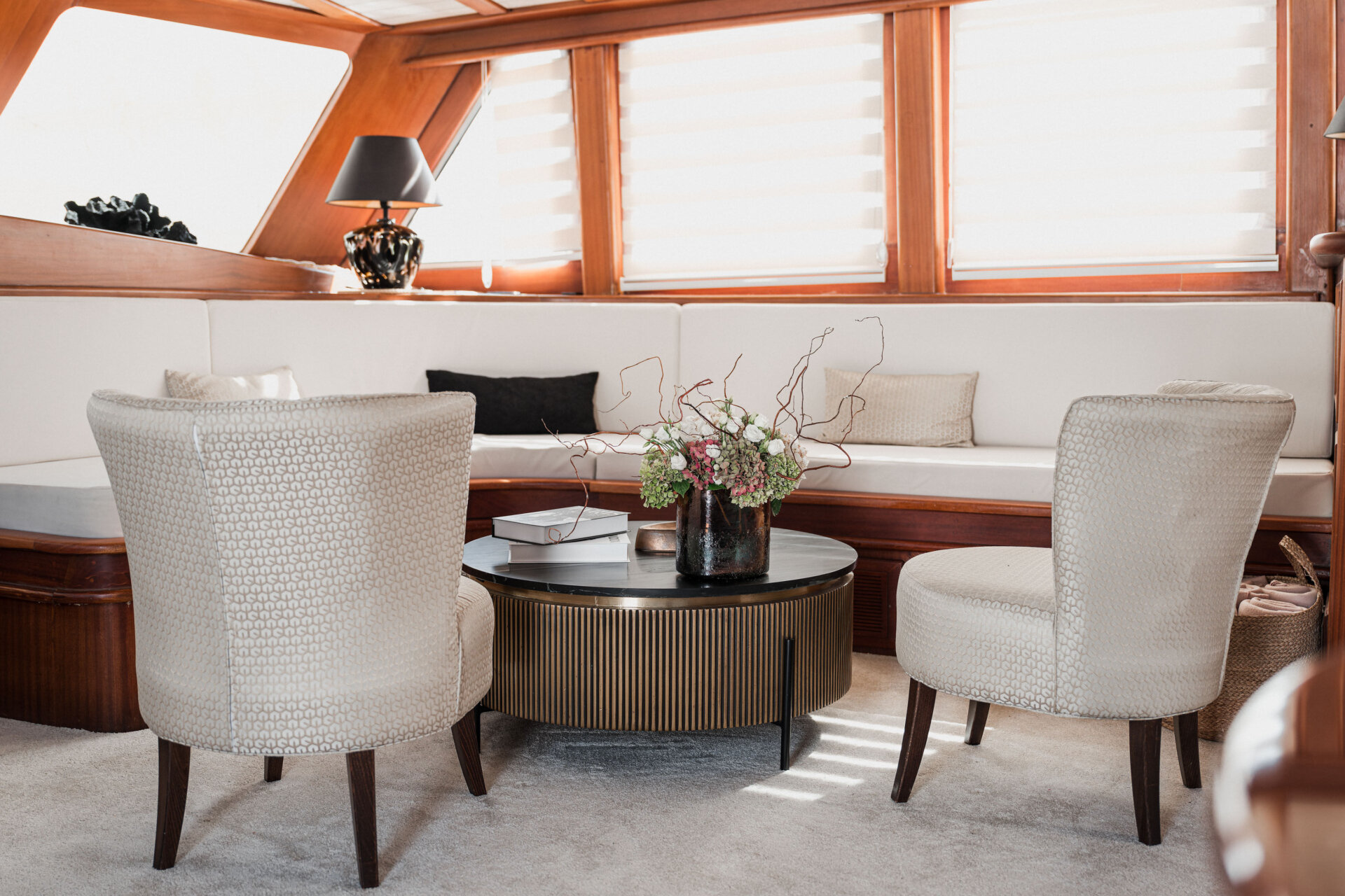 Gulet Dolce Vita Indoor Lounge Area