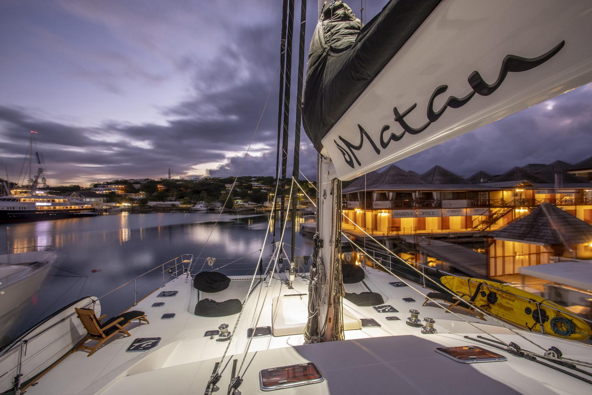 Catamaran Matau at the Antigua Charter Meeting