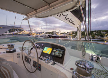 Catamaran Matau at the Antigua Charter Meeting