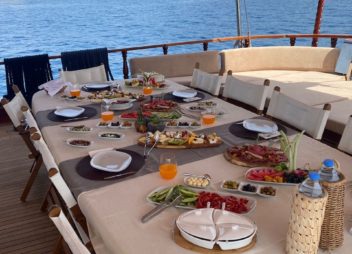 Queen of Datca Aft Deck Table 01