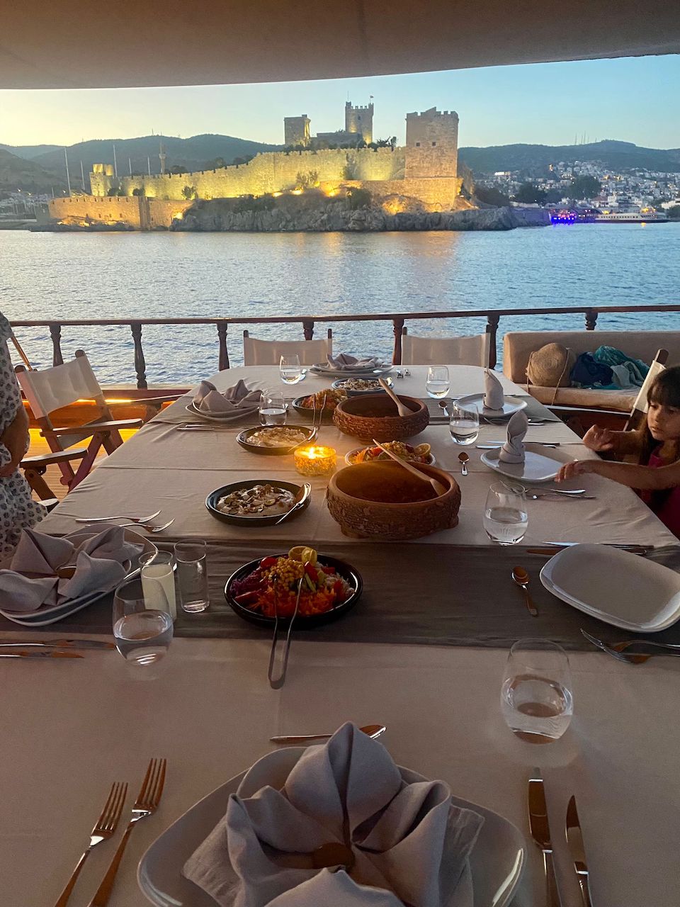 Queen of Datca Aft Deck Table 02