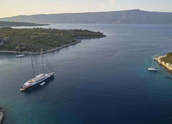 Sailing Yacht Dalmatino Croatia anchorage