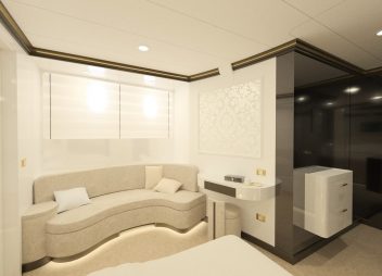 Aurum Sky yacht charter cabin