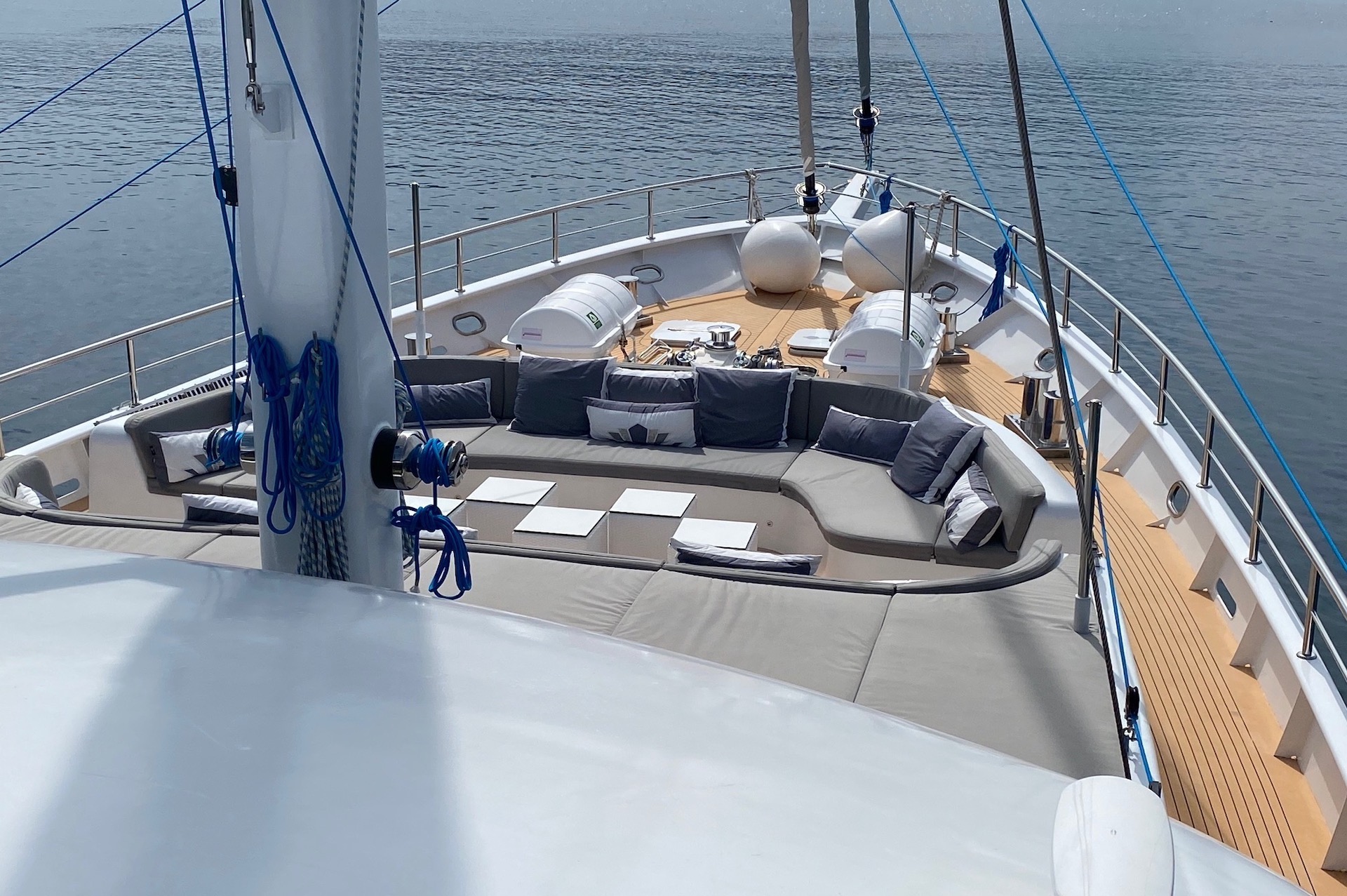 Aurum Sky yacht charter sun deck