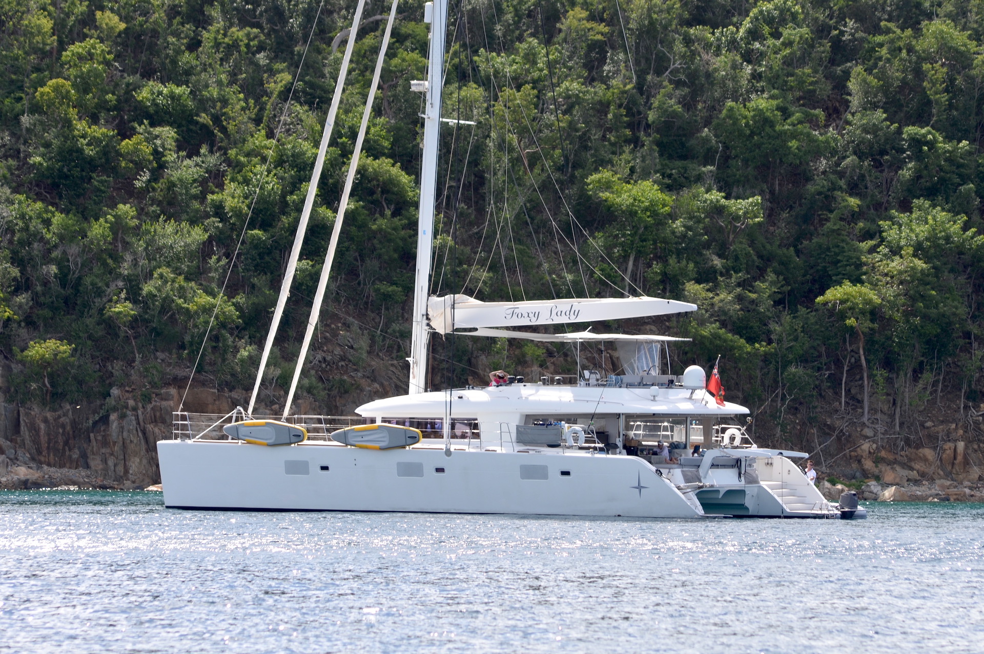 Caribbean yacht charter Foxy Lady