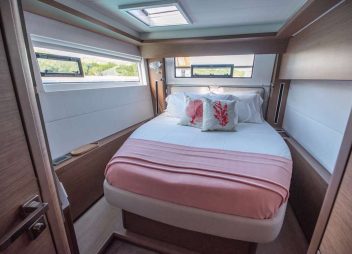 catamaran yacht charter Karma luxury cabin