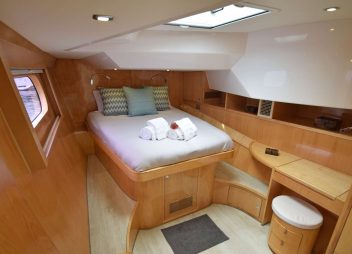 crewed yacht charter double cabin Laysan