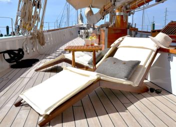 gulet charter Columbia deck