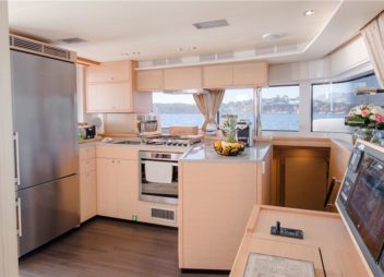 luxury_charter_catamaran_lucky_clover_galley