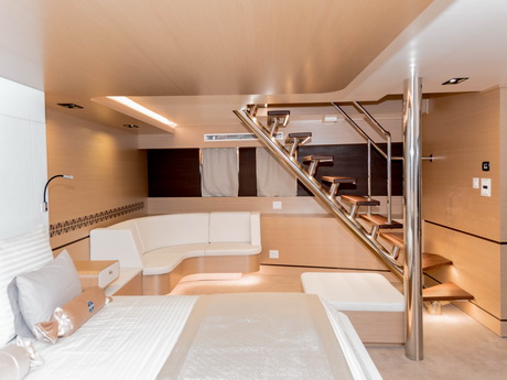 Sailing Yacht Aiaxaia Master cabin