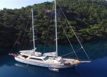 Sailing Yacht Alessandro anchored