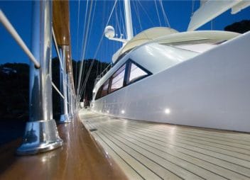 Sailing Yacht Alessandro teak deck