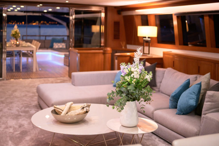 Sailing Yacht San Limi evening mood