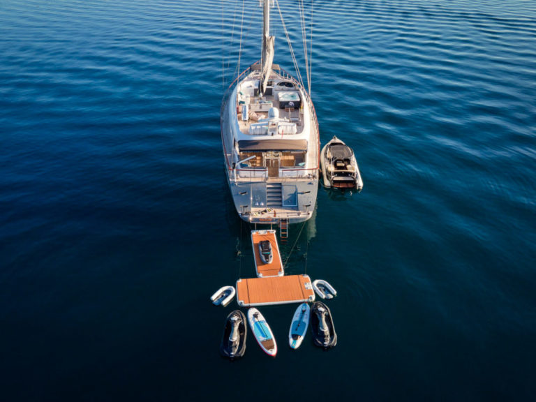 Water toys on San Limi