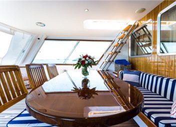 Yacht Benetti Star Of The Sea outdoor dining