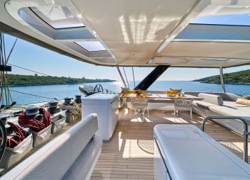 yacht charter Adriatic Dragon fly bridge