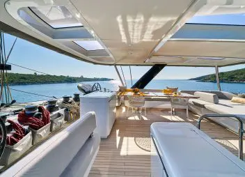yacht charter Adriatic Dragon fly bridge