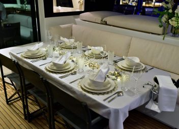 yacht charter Adriatic Lion aft deck