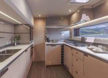 yacht charter Aether galley