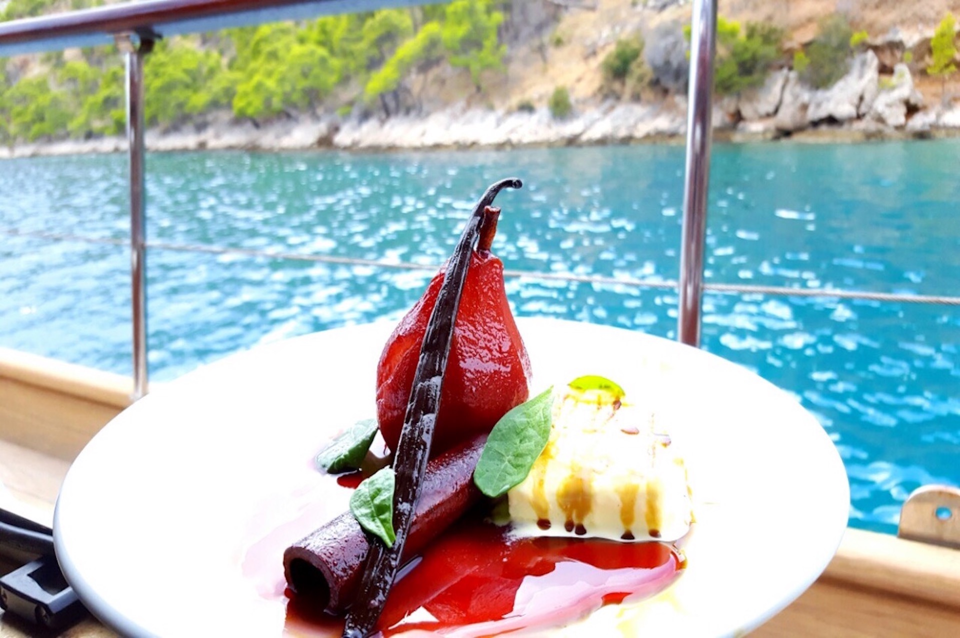 yacht charter Angelica chef speciality