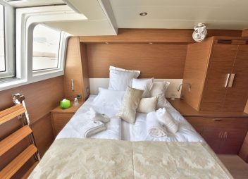 yacht charter catamaran Adriatic Lion cabin