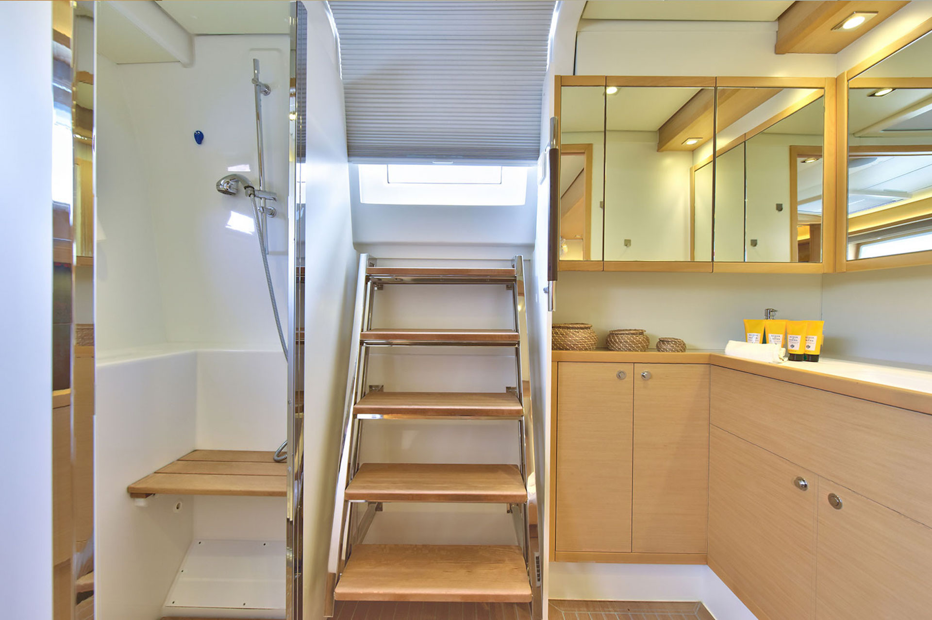 yacht charter catamaran cabin Adriatic Tiger