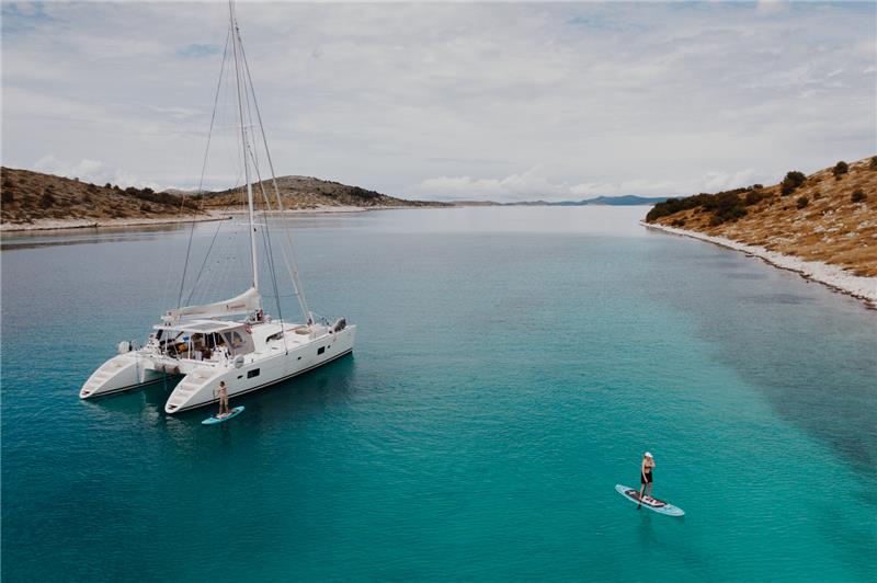 Yacht charter catamaran in Croatia