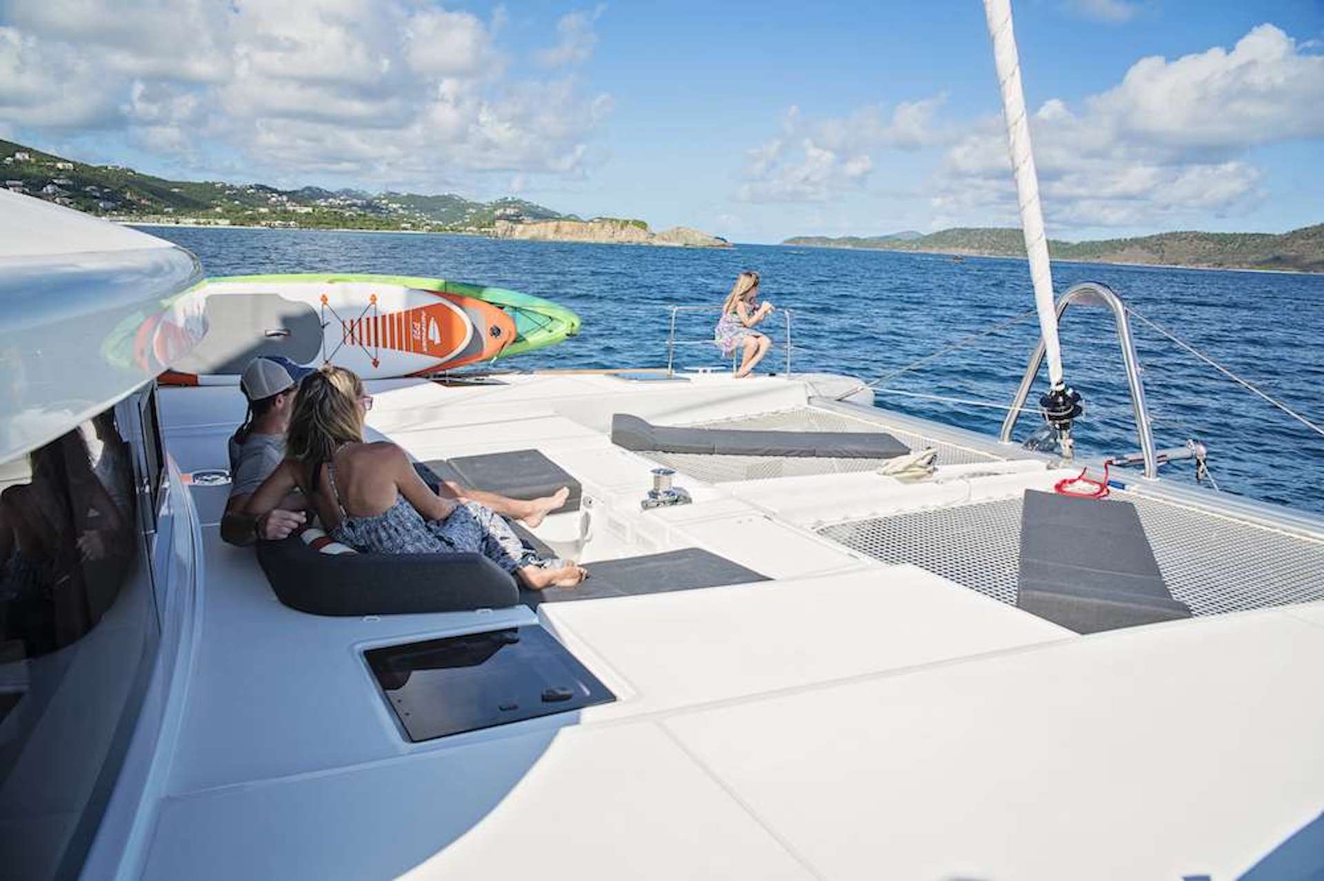 yacht charter Island Hoppin sun deck