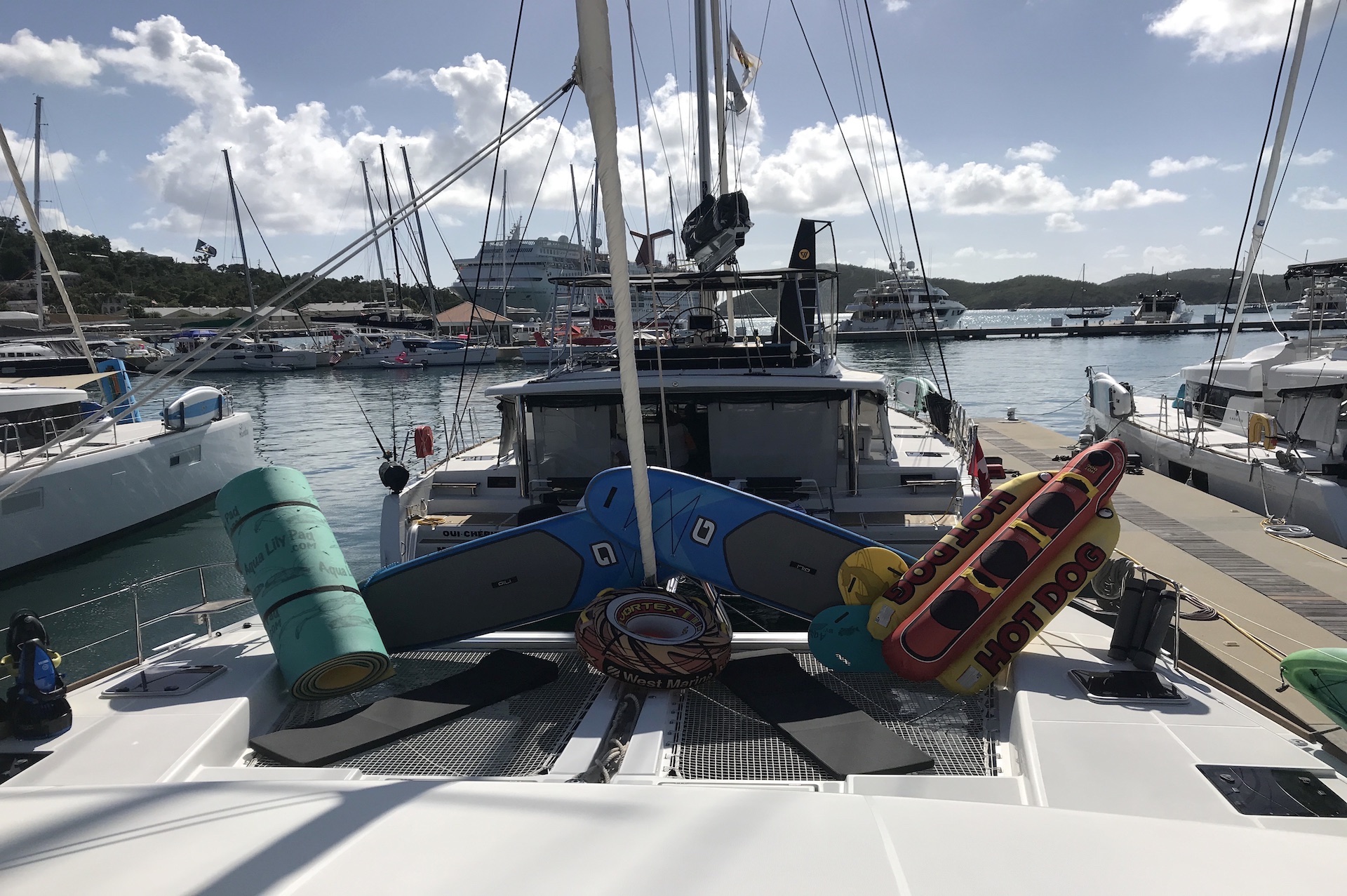 yacht charter Island Hoppin water toy