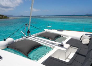 Luna Catamaran Lagoon 450 Virgin Islands charter with wonderful crew & excellent chef, perfect for family vacations - High Point Yachting