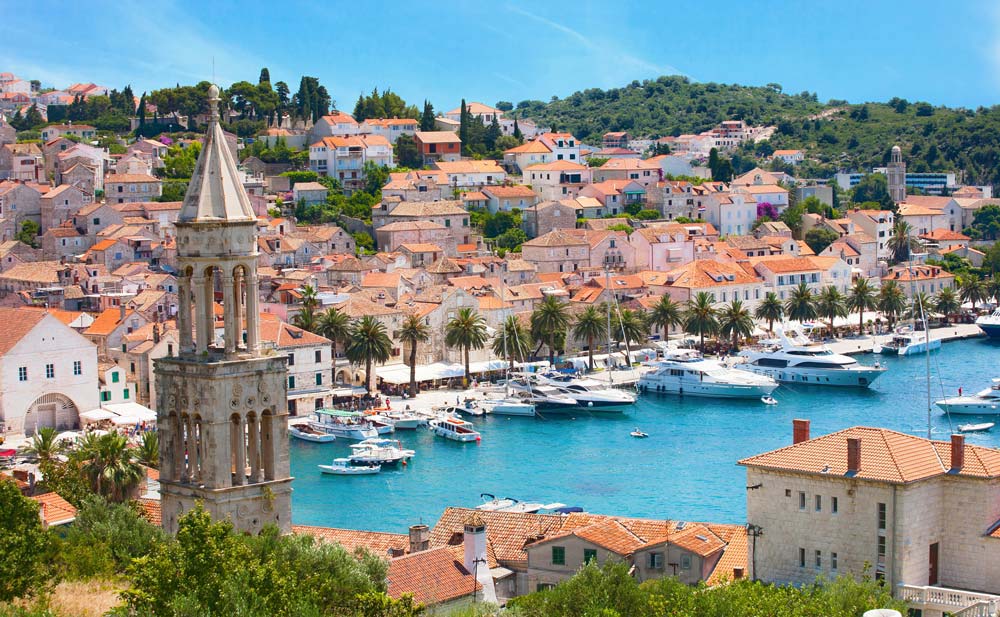 Croatia popular yacht charter destinations with reat selection of yachts , Hvar Bay - High Point Yachting