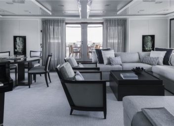 Luxury Modern Lounge Cabin in Yacht Charter - High Point Yachting