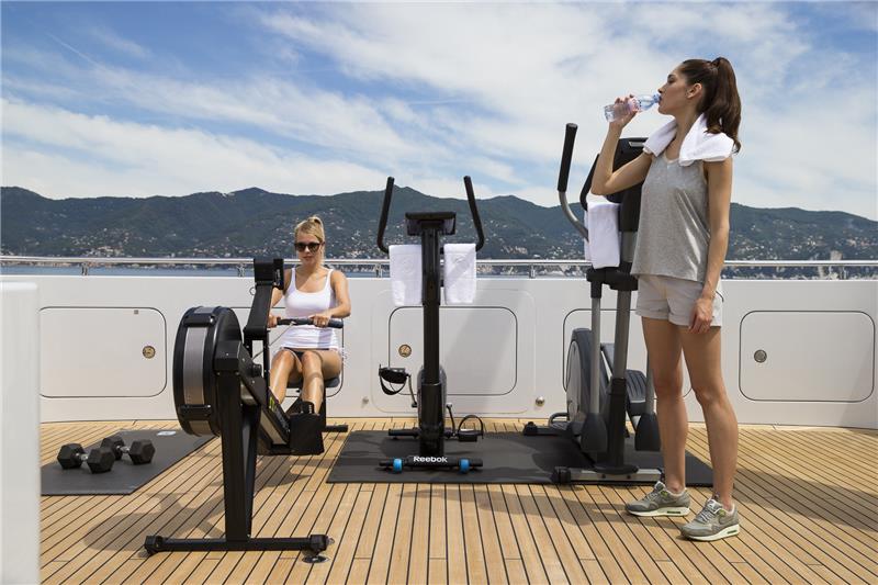 Gym on Yacht - High Point Yachting