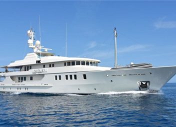 Nita K II Motor Yacht charter with maximum sailing comfort includes Gym equipment, Plex & Kaleidoscope entertainment - High Point Yachting