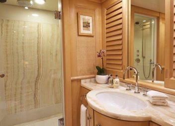 Sailing in Luxury Bathroom Cabin - High Point Yachting