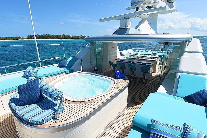 Nita K II Motor Yacht Charter Great Sailing Comfort Jacuzzi on yacht charter - High Point Yachting