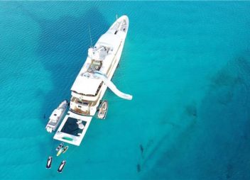 Nita K II Motor Yacht charter with maximum sailing comfort includes Gym equipment, Plex & Kaleidoscope entertainment - High Point Yachting