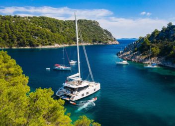 Solitaire is a beautifully designed, modern & spacious catamaran charter in Croatia with a friendly, local crew - High Point Yachting