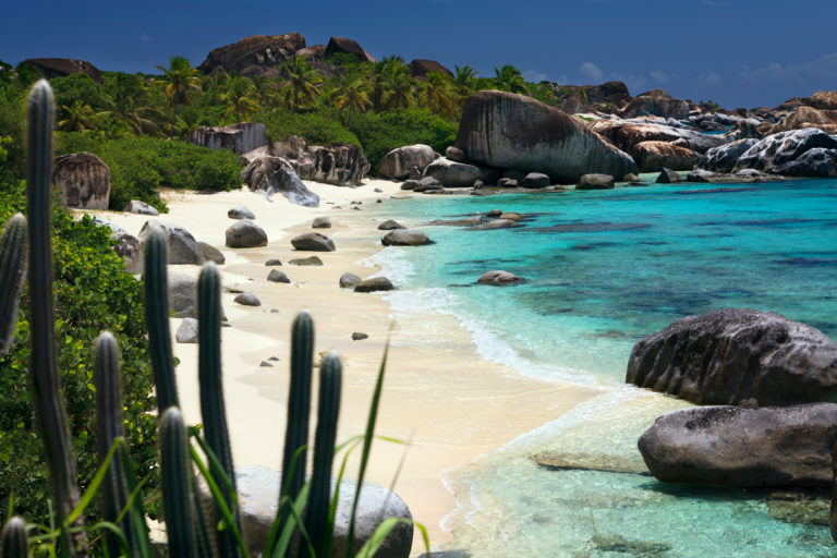 The Baths - beautiful untouched beach in Virgin Gorda, BVI