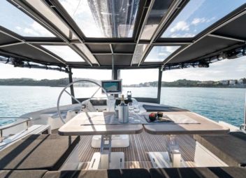 Fine Dining Area outdoor yacht charter chef - High Point Yachting