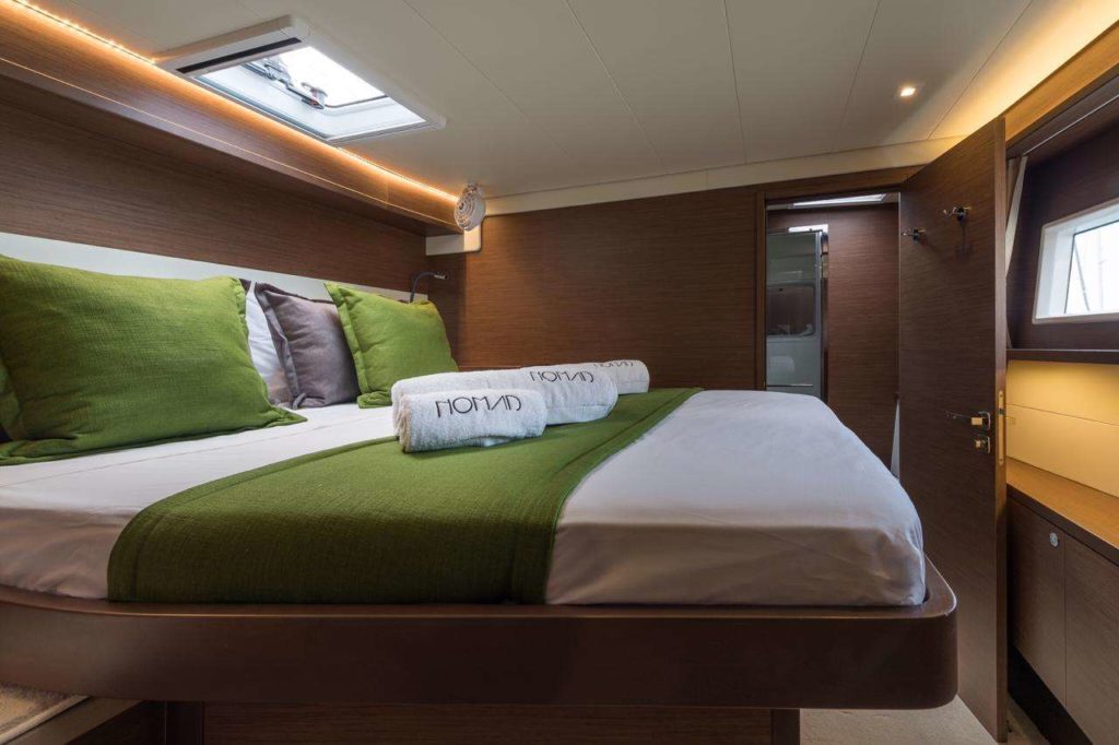 Master Cabin on Luxury Catamaran Best Yachts - High Point Yachting