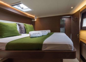 Master Cabin on Luxury Catamaran Best Yachts - High Point Yachting