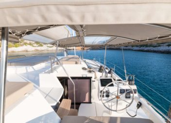 PI 2 Fully Air-Conditioned Catamaran Charter Greece - High Point Yachting