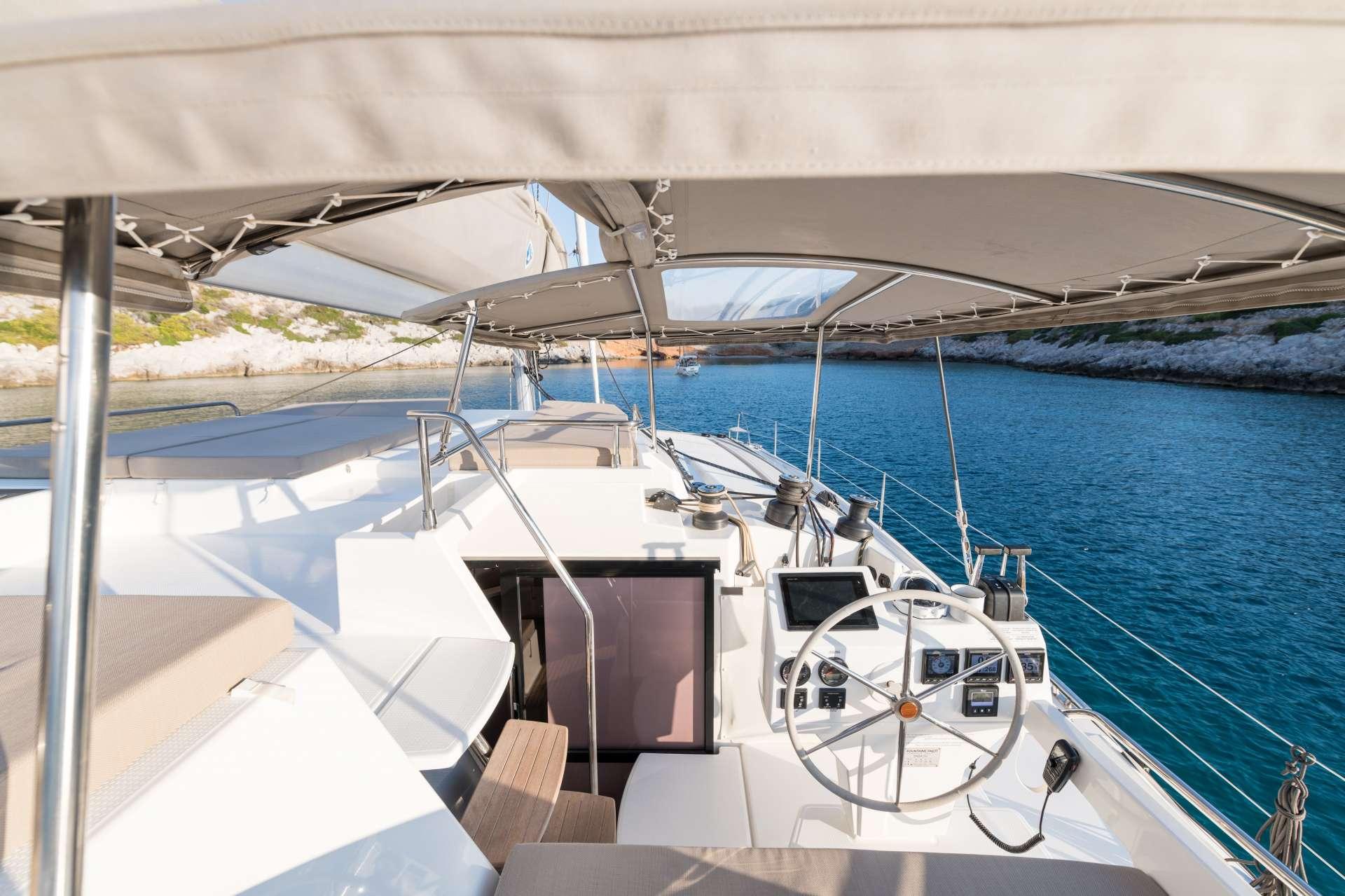 PI 2 Fully Air-Conditioned Catamaran Charter Greece - High Point Yachting