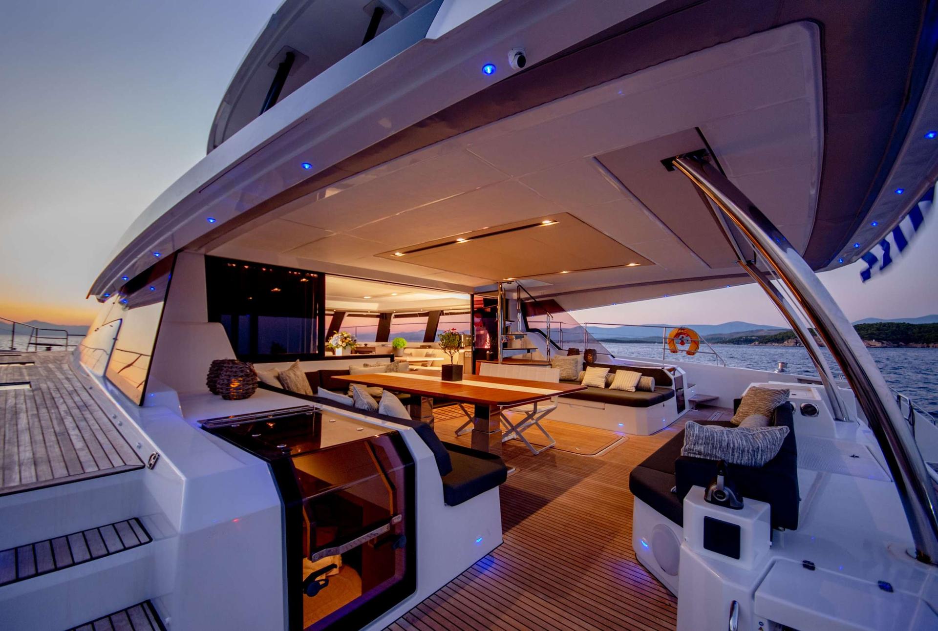 ChristAl MiO Luxurious & Spacious Motor Catamaran luxury and comfort sailing holidays - High Point Yachting