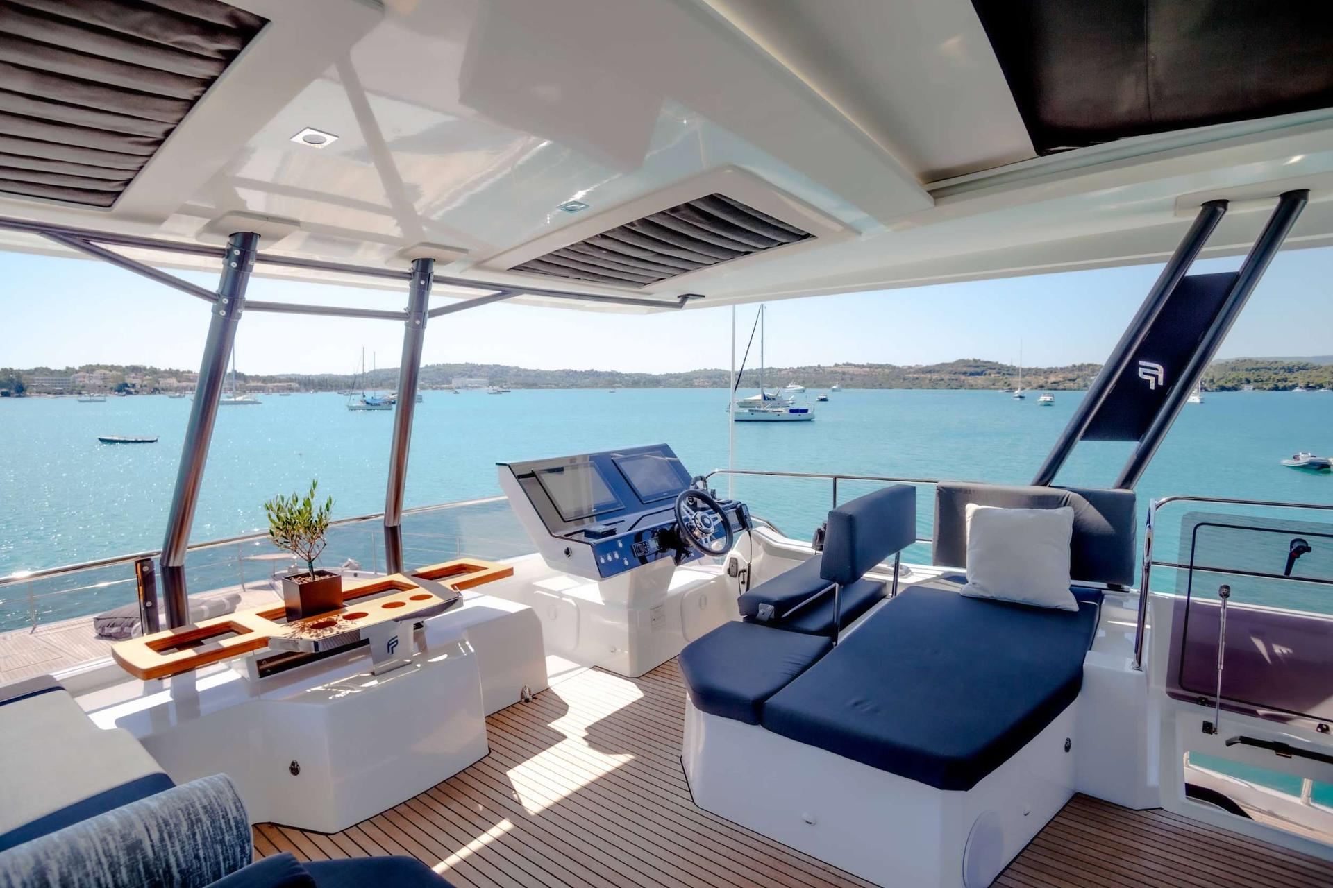 ChristAl MiO Luxurious & Spacious Motor Catamaran Luxury modern interior - High Point Yachting