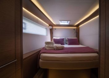 Small Families Yacht Charter Greece Master Bedroom - High Point Yachting