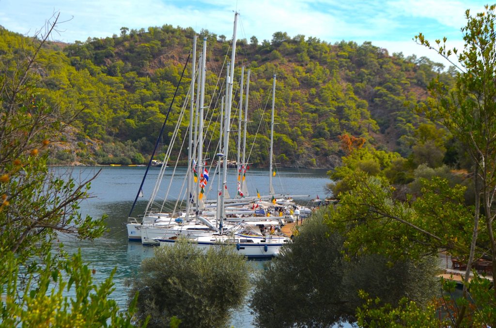 HPYF sailing regatta fleet in Turkey 2018 - High Point Yachting charter race